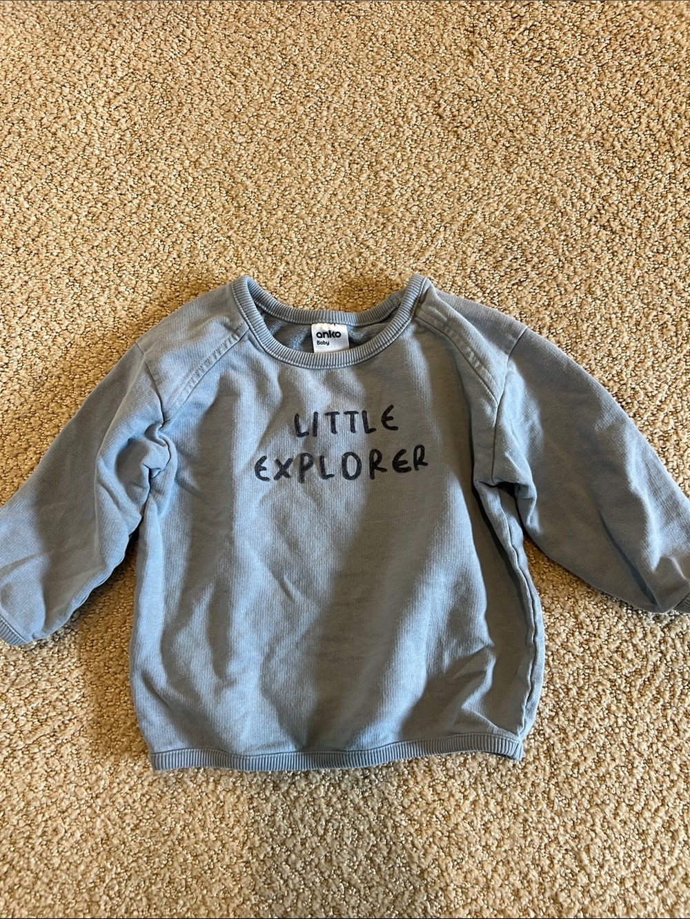 Soft blue sweater
